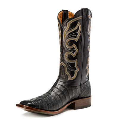 Black Caiman Belly - #R9019 - Baker's Boots and Clothing