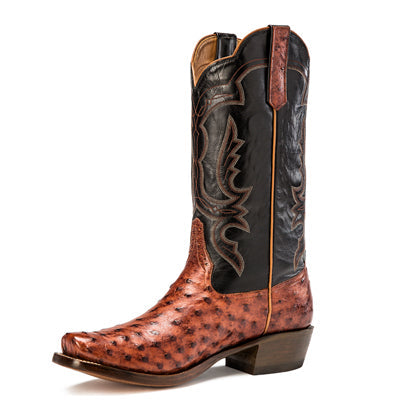 Almond Americano FQ Ostrich - #R9022 - Baker's Boots and Clothing