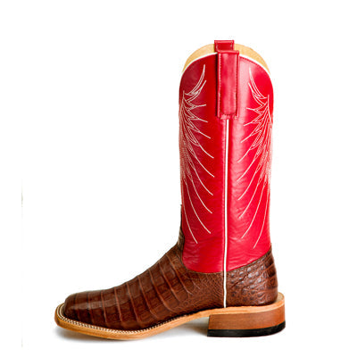 Anderson Bean Tobacco Caiman Belly - S3014 - Baker's Boots and Clothing