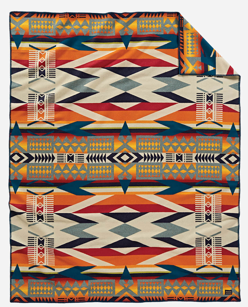 Pendleton Fire Legend Sunset - Jacquard Robe - Baker's Boots and Clothing