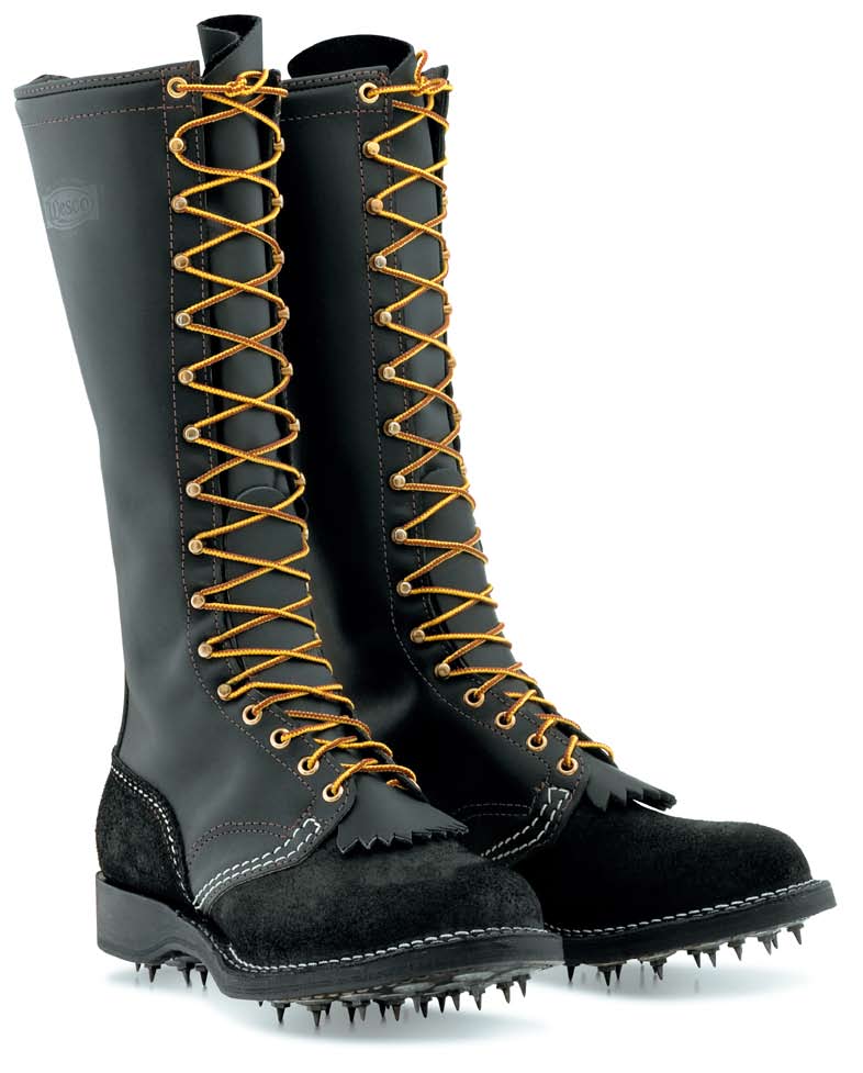 Timber Caulks 16" - Regular Toe - Baker's Boots and Clothing