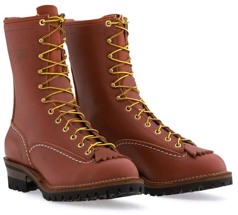 Standard Wesco Jobmaster Lace To Toe - Redwood Leather - RW110100 - Baker's Boots and Clothing