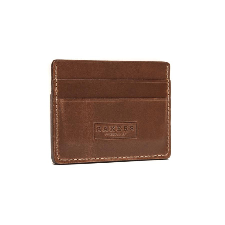 THE DAVE - HANDMADE SLIM WALLET - Natural CXL - Baker's Boots and Clothing