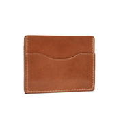 THE DAVE - HANDMADE SLIM WALLET - Natural Shell Cordovan - Baker's Boots and Clothing