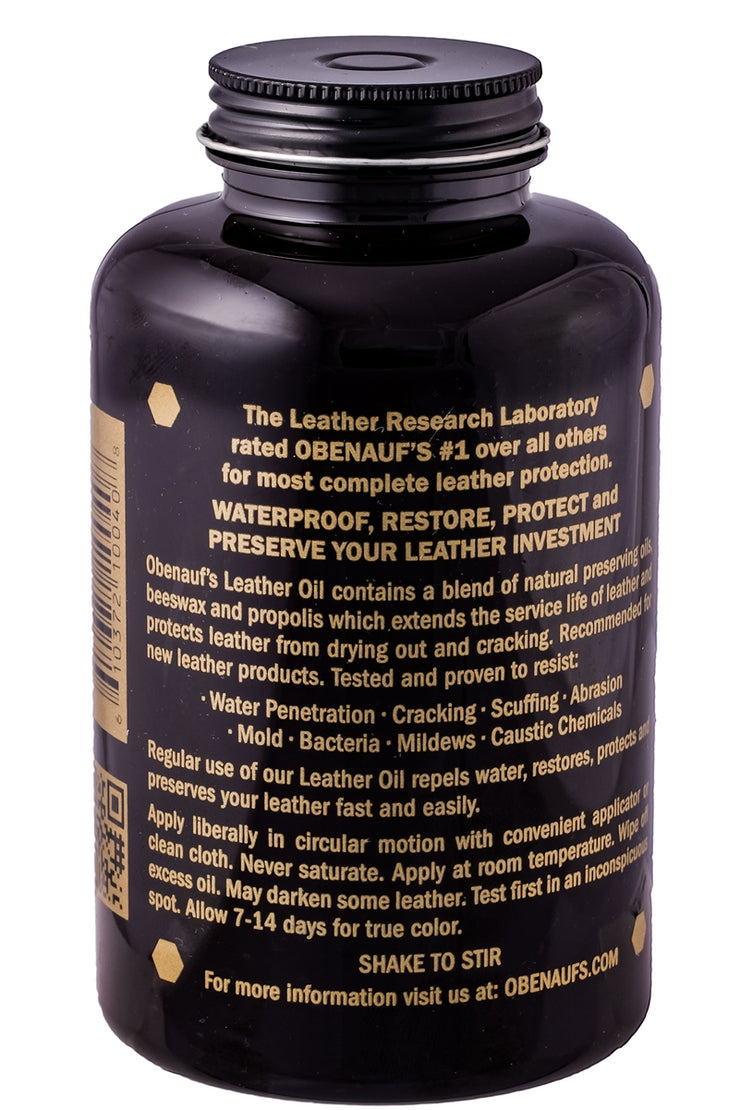 Obenauf's® Leather Oil - Baker's Boots and Clothing